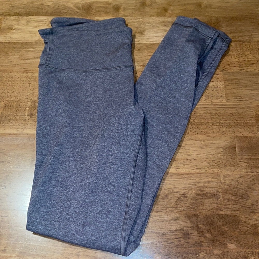 Lululemon Heathered Gray Low Rise Leggings